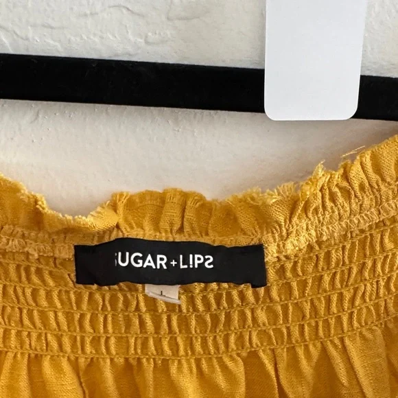 Sugarlips Mustard Camisole Top - Picture 2 of 3